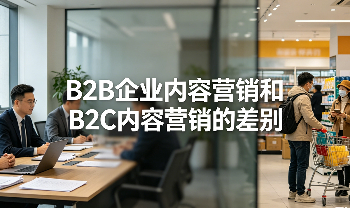 B2B企业内容营销和B2C的差别